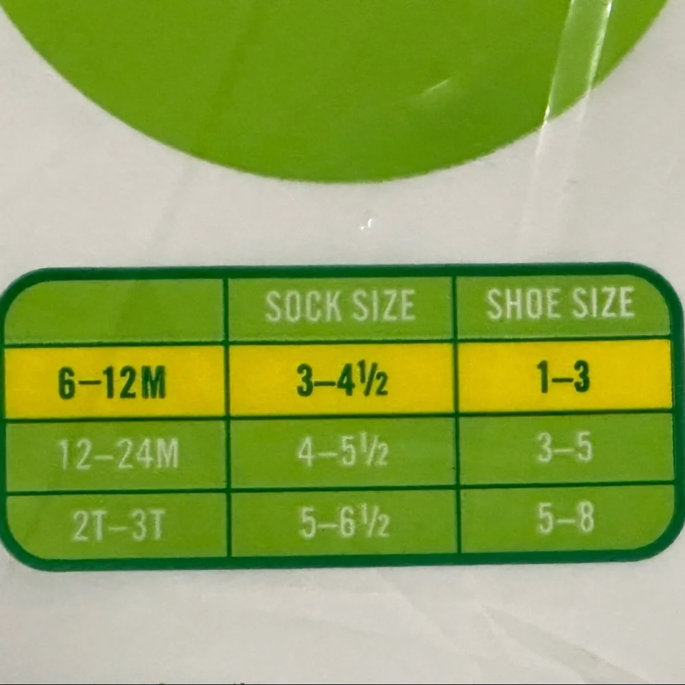 New Baby 6-12 Month White Crew Socks 10-Pack